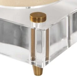 Claire Crystal Block Candleholders - S/2 -France and So Furniture 18643 5