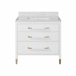 Verona 36" White Vanity With Rectangular Undermount Sink 13 Verona 36" White Vanity With Rectangular Undermount Sink -France and So Furniture 1957f953b8851d3b124f3d532fd1b819bf14496f