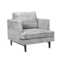 Ayler Chair -France and So Furniture 198008 4 ayler grey feather wood upholstered chair 4