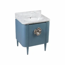 Briallen 30" Blue Linen Vanity With Oval Undermount Sink -France and So Furniture 1ff632dfb017798b208d959fb9f63798abf461ec