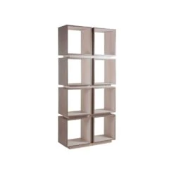 Mercury Eight-Cube Etagere - Gray Brown