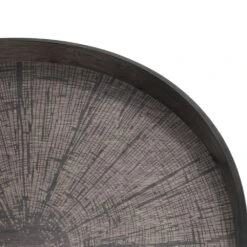 Slice Wooden Tray - Black -France and So Furniture 20379