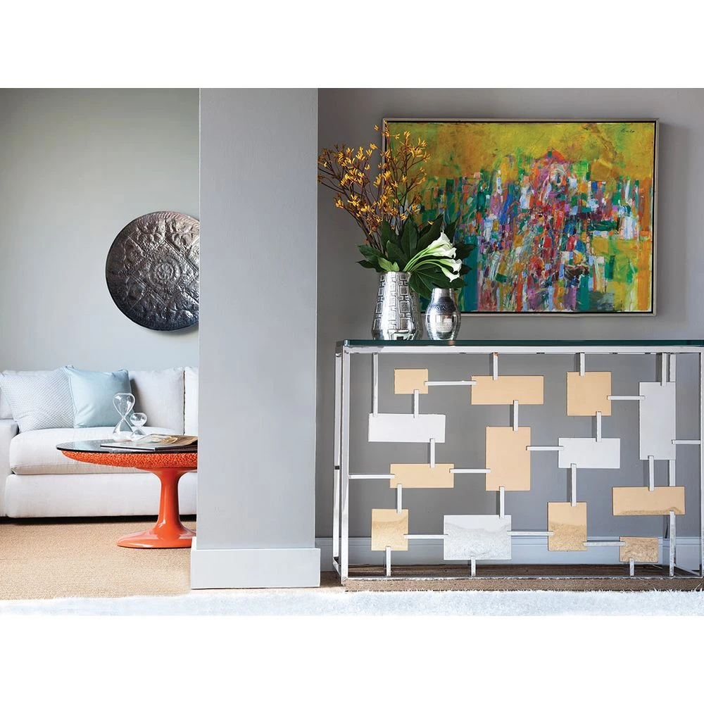 Cityscape Console - Stainless Steel 4 Cityscape Console - Stainless Steel - Image 4