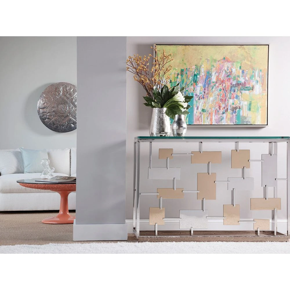 Cityscape Console - Stainless Steel 6 Cityscape Console - Stainless Steel - Image 6