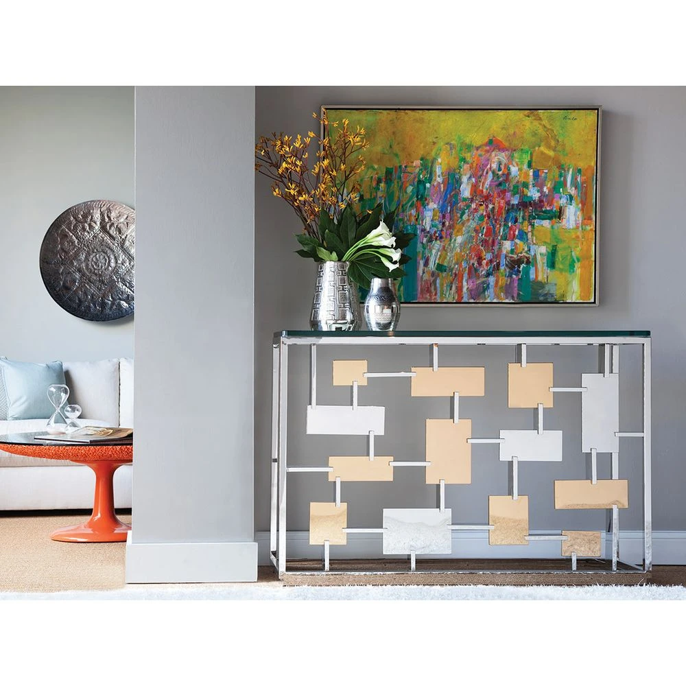 Cityscape Console - Stainless Steel 9 Cityscape Console - Stainless Steel - Image 9