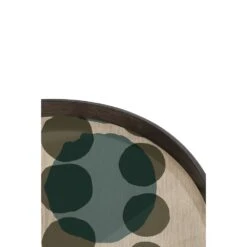 Layered Dots Glass Tray - Black -France and So Furniture 20440