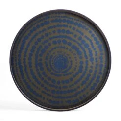 Beads Wooden Tray - Black 7 Beads Wooden Tray - Black -France and So Furniture 20449 1