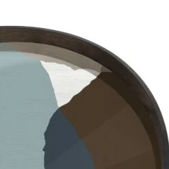 Wabi Sabi Glass Tray - Black -France and So Furniture 20462