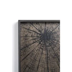 Slices Wooden Tray - Black -France and So Furniture 20565