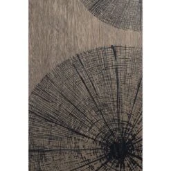 Slices Wooden Tray - Black -France and So Furniture 20565 1