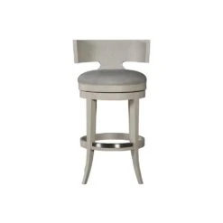 Fuente Swivel Bar Stool - Light Gray -France and So Furniture 2106 896 STR