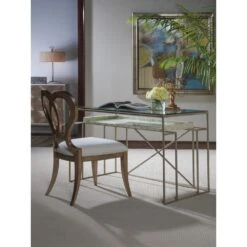 Cumulus Capiz Writing Table - Champagne -France and So Furniture 2156 933C ROM 2 e1328a26 9543 44a9 ac22 cf988d23648c