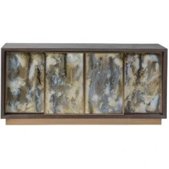 Verbatim Media Console - Dark Brown -France and So Furniture 2170 909C STR