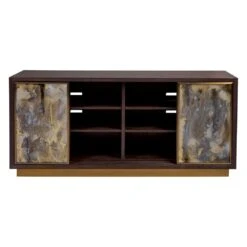 Verbatim Media Console - Dark Brown -France and So Furniture 2170 909 OPEN 1
