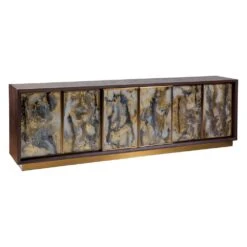 Verbatim Long Media Console - Dark Brown