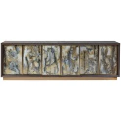 Verbatim Long Media Console - Dark Brown -France and So Furniture 2170 910C STR