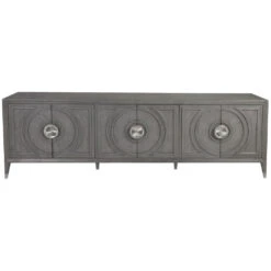 Appellation Long Media Console - Gray -France and So Furniture 2200 908 STR