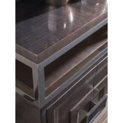 Viscount Media Console - Medium Brown -France and So Furniture 2212 907 DET