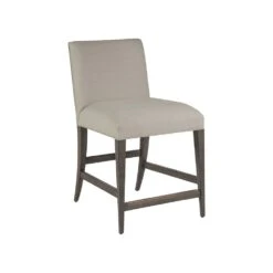 Madox Upholstered Low Back Counter Stool - Antico