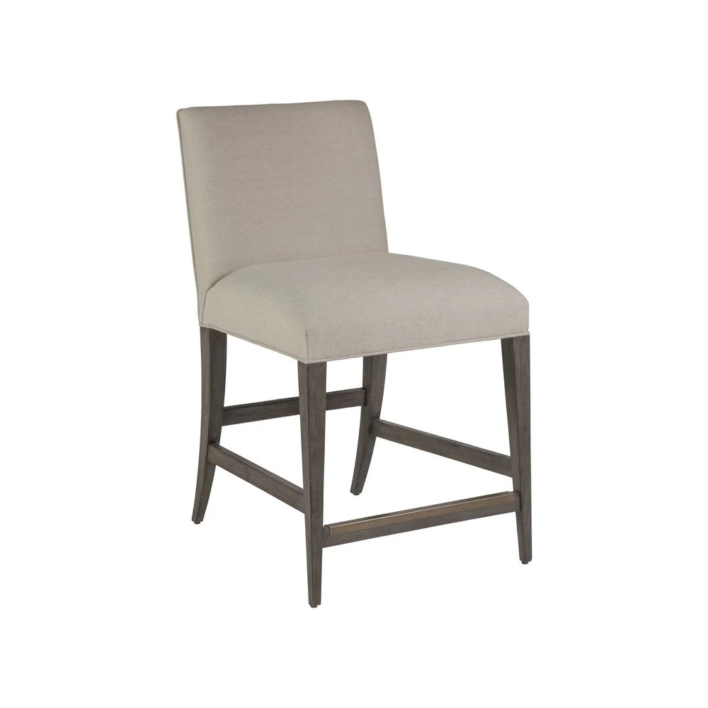 Madox Upholstered Low Back Counter Stool - Antico 1 Madox Upholstered Low Back Counter Stool - Antico