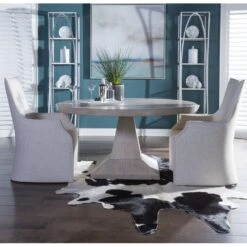 Juliet Arm Chair With Casters -France and So Furniture 2224 870C 40 ROM 2