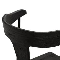 Gina Bar Stool - Black Oak -France and So Furniture 223115 048 DET 6