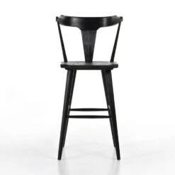 Gina Bar Stool - Black Oak