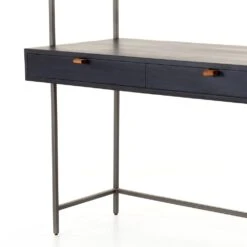 Troy Modular Wall Desk - Black Wash Poplar -France and So Furniture 223959 002 DET 6