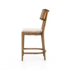Talitha Bar + Counter Stool - Counter Stool - Toasted Nettlewood W/ Savile Flax -France and So Furniture 224123 035 SID 1