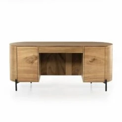 Noctis Executive Desk - Gold Guanacaste -France and So Furniture 224198 001 BCK 1