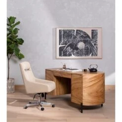 Noctis Executive Desk - Gold Guanacaste -France and So Furniture 224198 001 HOV 1