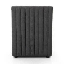 Make Your Own: Alexander Dining Banquette - Chair - Fiqa Boucle Charcoal -France and So Furniture 224325 004 BCK 1