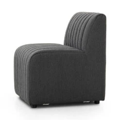 Make Your Own: Alexander Dining Banquette - Chair - Fiqa Boucle Charcoal -France and So Furniture 224325 004 DET 1
