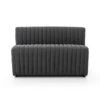 Make Your Own: Alexander Dining Banquette - 49" Bench - Fiqa Boucle Charcoal