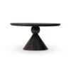 Belinda Dining Table - Worn Black Marble