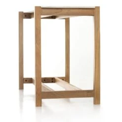 Ranger Bar & Counter Table - Honed White Marble -France and So Furniture 224598 001 DET 1