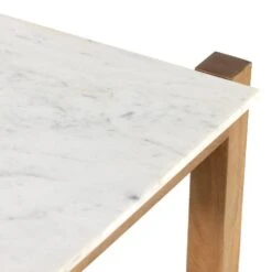 Ranger Bar & Counter Table - Honed White Marble -France and So Furniture 224598 001 DET 5