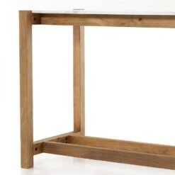 Ranger Bar & Counter Table - Honed White Marble -France and So Furniture 224598 001 DET 6