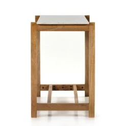 Ranger Bar & Counter Table - Honed White Marble -France and So Furniture 224598 001 SID 1