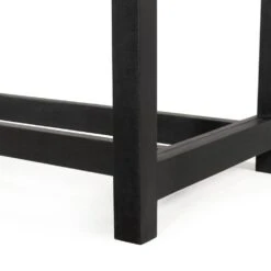 Ranger Bar & Counter Table - Counter - Worn Black Mango -France and So Furniture 224598 004 DET 2