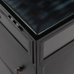 Augustus Box Executive Desk - Black -France and So Furniture 224897 002 DET 5