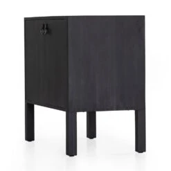 Calloway Bar Cabinet - Black Wash Poplar -France and So Furniture 225870 002 DET 1