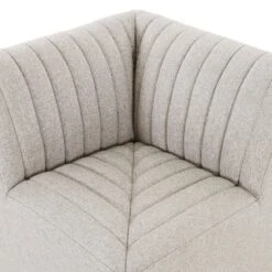 Make Your Own: Alexander Dining Banquette - Corner Chair - Orly Natural -France and So Furniture 225872 002 DET 1