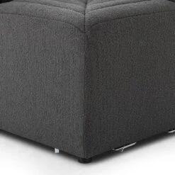 Make Your Own: Alexander Dining Banquette - Corner Chair - Fiqa Boucle Charcoal -France and So Furniture 225872 003 DET 2