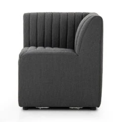 Make Your Own: Alexander Dining Banquette - Corner Chair - Fiqa Boucle Charcoal -France and So Furniture 225872 003 FRT 1