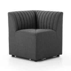 Make Your Own: Alexander Dining Banquette - Corner Chair - Fiqa Boucle Charcoal -France and So Furniture 225872 003 PRM 1