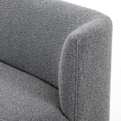 Kristen Dining Bench - Knoll Charcoal -France and So Furniture 226228 001 DET 1