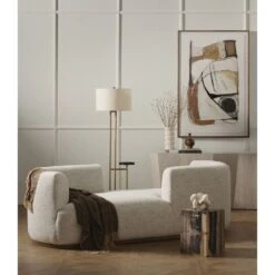 Valencia Tete A Tete Chaise - Merino Cotton -France and So Furniture 226579 001 HOV 1