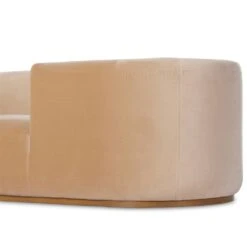 Valencia Tete A Tete Chaise - Surrey Camel -France and So Furniture 226579 002 DET 1