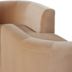 Valencia Tete A Tete Chaise - Surrey Camel -France and So Furniture 226579 002 DET 3